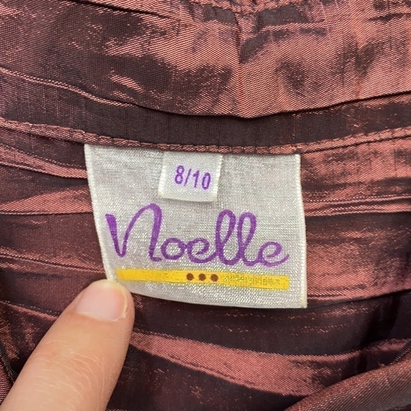 Noelle Burgundy Crinkled Tunic Jacket Size 8/10 - Picture 7 of 9